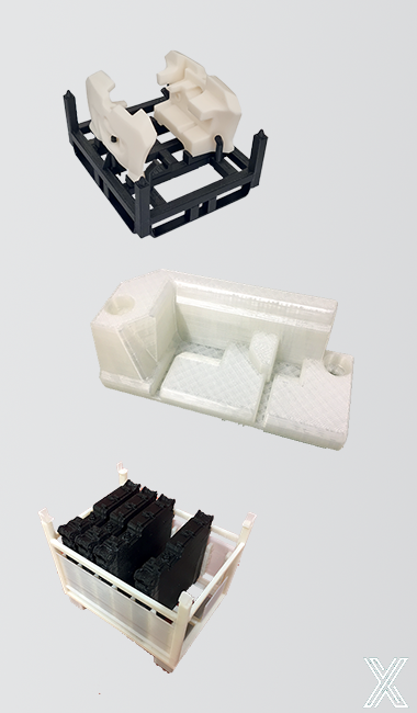 prototypes en 3D pour la conception de praticables de stockage sur mesure